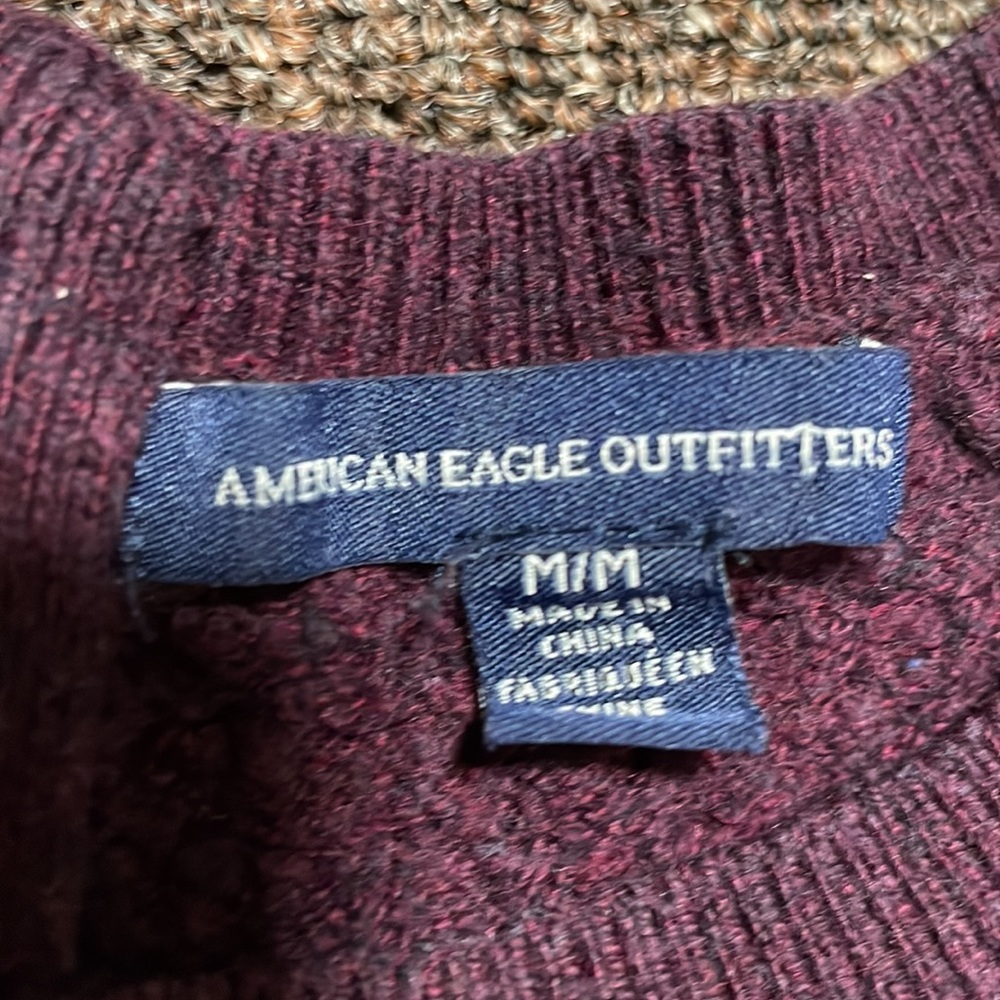 American Eagle Outfitters Knit Raglan Sweater Size M - Picture 5 of 9